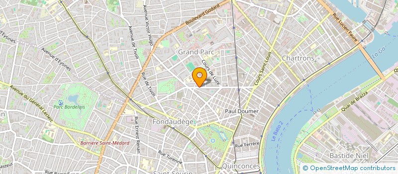 localisation de l'entreprise MADAME AURELIE BUDIN  BORDEAUX