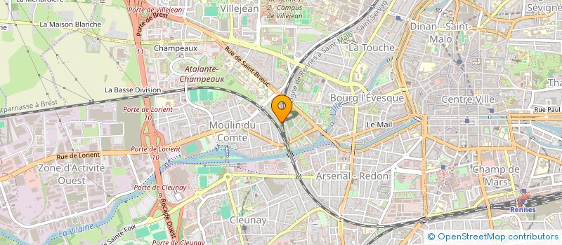 localisation de l'entreprise MADAME AURELIE BUDOR  RENNES