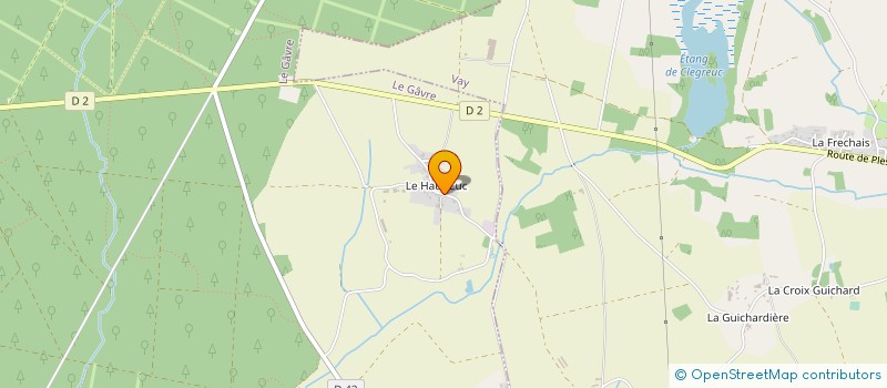 localisation de l'entreprise MADAME AURELIE BURGEOT  LE GAVRE