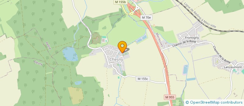 localisation de l'entreprise MADAME AURELIE BURRIG  CHESNY