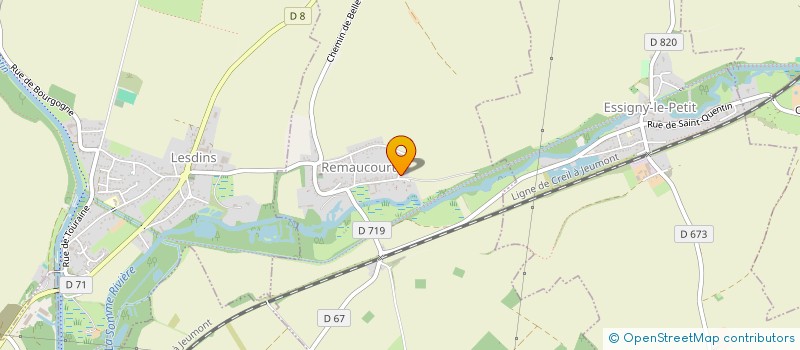 localisation de l'entreprise MADAME AURELIE BUSSY  REMAUCOURT