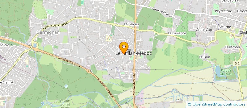localisation de l'entreprise MADAME AURELIE BUSTON à LE TAILLAN-MEDOC