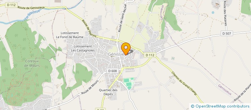 localisation de l'entreprise MADAME AURELIE CABALLERO  GENISSIEUX