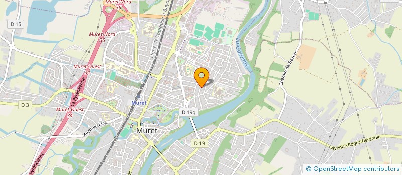 localisation de l'entreprise MADAME AURELIE CABANNES  EAUNES