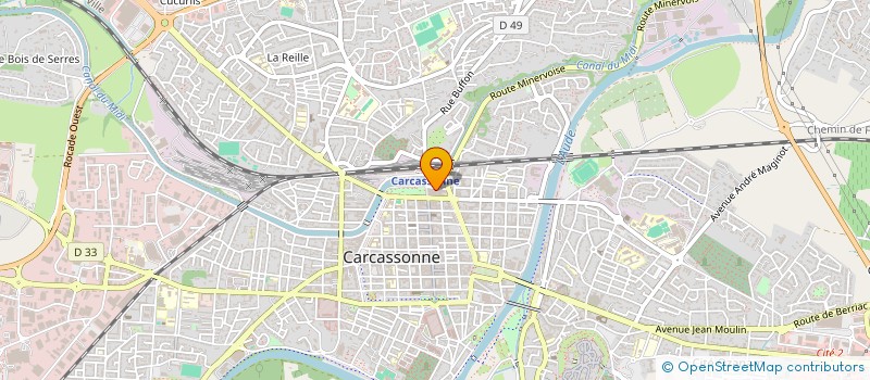 localisation de l'entreprise MADAME AURELIE CABOT  CARCASSONNE