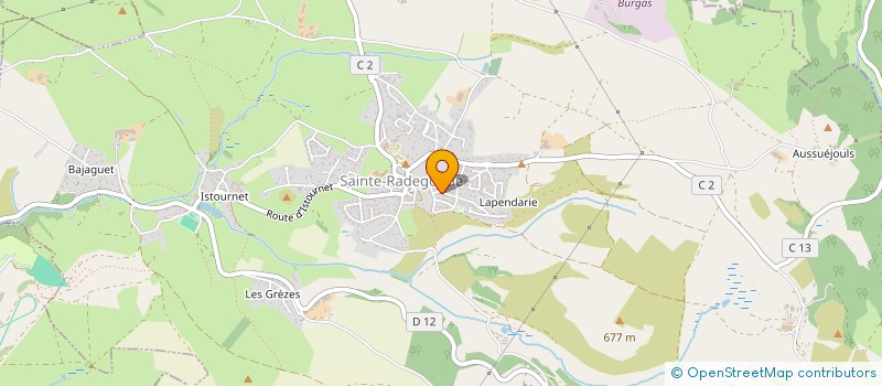 localisation de l'entreprise MADAME AURELIE CADET  SAINTE-RADEGONDE