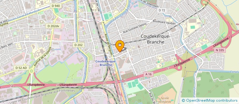 localisation de l'entreprise MADAME AURELIE CADICQX  COUDEKERQUE-BRANCHE