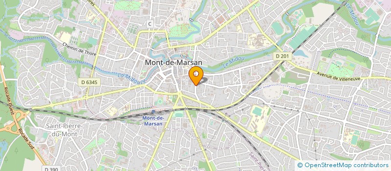 localisation de l'entreprise MADAME AURELIE CADILHON  MONT-DE-MARSAN