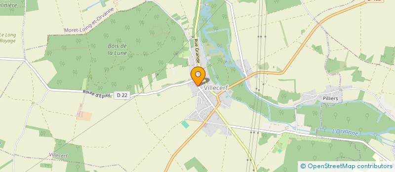 localisation de l'entreprise MADAME AURELIE CADIN  VILLECERF