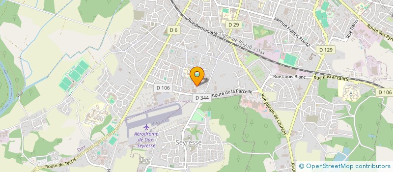 localisation de l'entreprise MADAME AURELIE CADUSSEAU  DAX