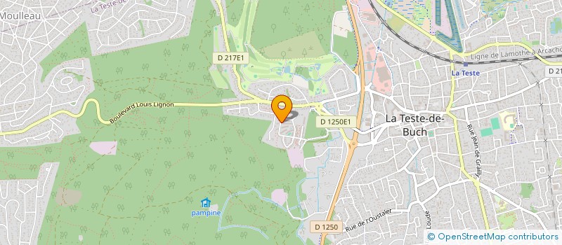 localisation de l'entreprise MADAME AURELIE CAILLET à LA TESTE-DE-BUCH