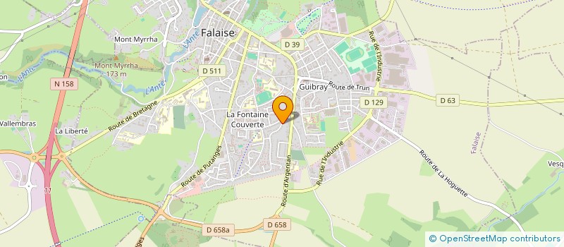 localisation de l'entreprise MADAME AURELIE CAILLOT  FALAISE