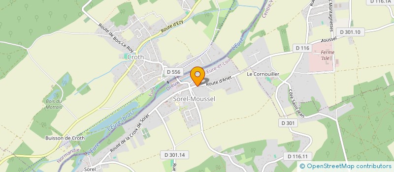 localisation de l'entreprise MADAME AURELIE CALBRIX à ROUVRES