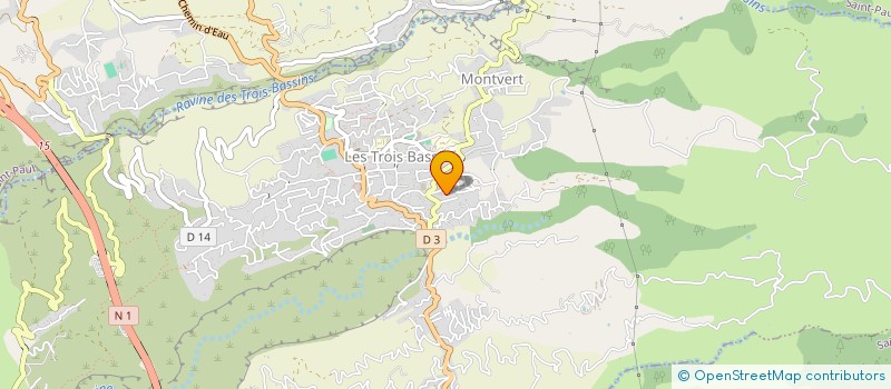 localisation de l'entreprise MADAME AURELIE CALETY  LES TROIS-BASSINS