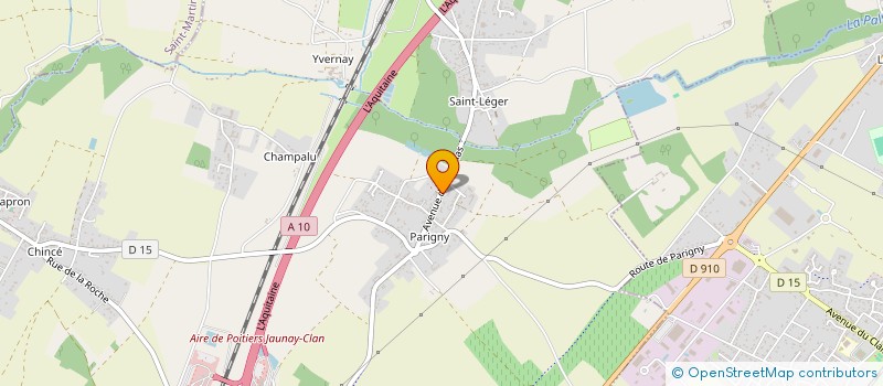 localisation de l'entreprise MADAME AURELIE CALLU  JAUNAY-MARIGNY