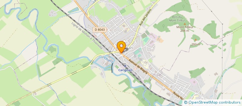 localisation de l'entreprise MADAME AURELIE CAMUS  CARIGNAN