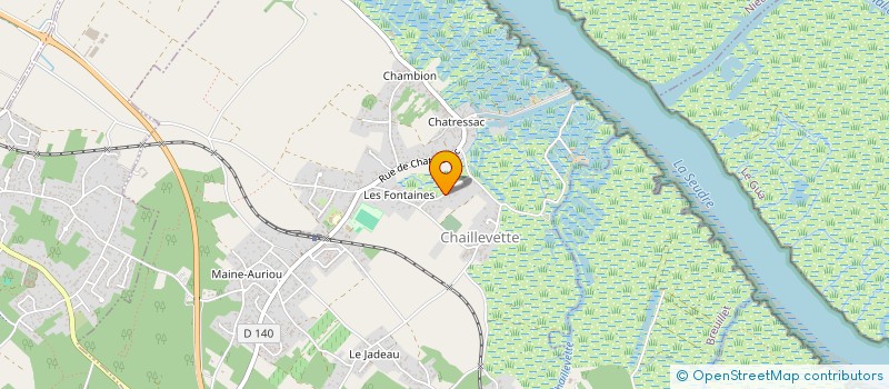 localisation de l'entreprise MADAME AURELIE CANDALON  CHAILLEVETTE