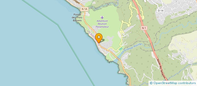 localisation de l'entreprise MADAME AURELIE CANNY  LES TROIS-BASSINS