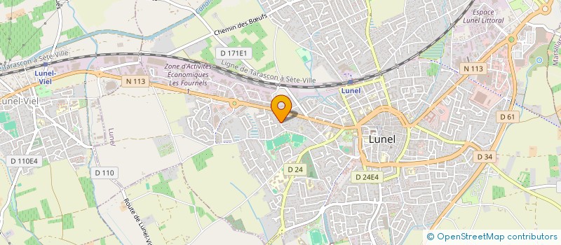 localisation de l'entreprise MADAME AURELIE CAPATO  LUNEL