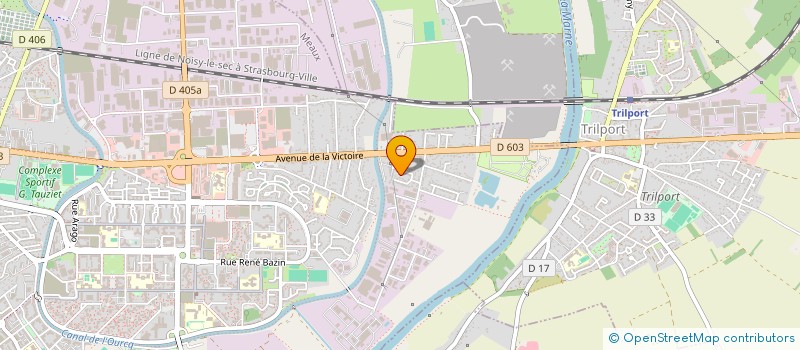 localisation de l'entreprise MADAME AURELIE CAPRETTI  NANTEUIL-LES-MEAUX