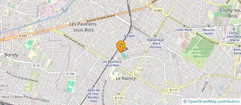 localisation de l'entreprise MADAME AURELIE CAPRON  LIVRY-GARGAN