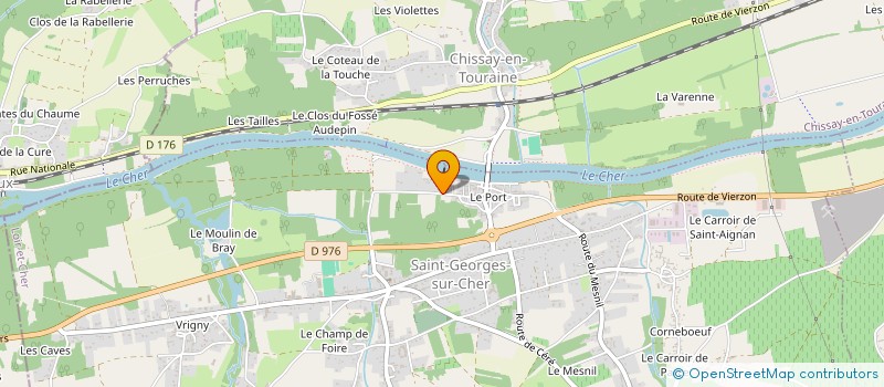 localisation de l'entreprise MADAME AURELIE CARATY  SAINT-GEORGES-SUR-CHER