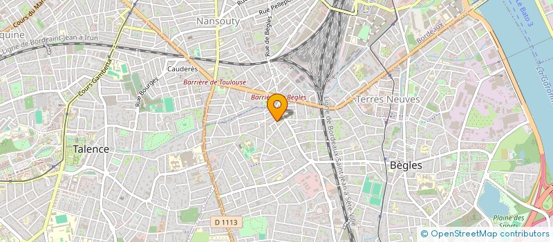 localisation de l'entreprise MADAME AURELIE CARLES à BEGLES