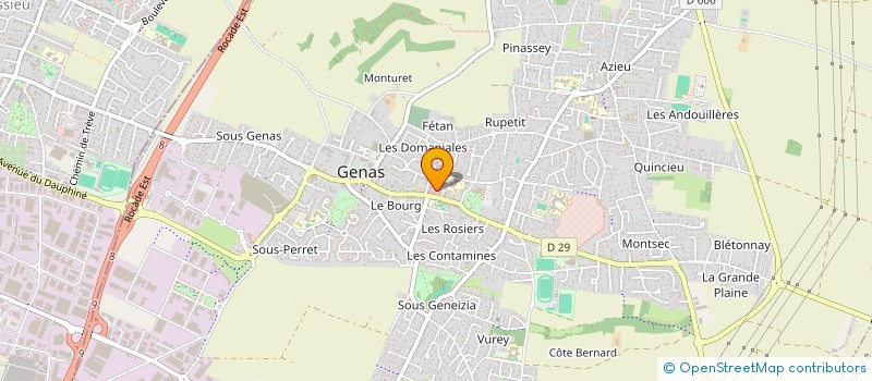 localisation de l'entreprise MADAME AURELIE CARMIGNANI à GENAS