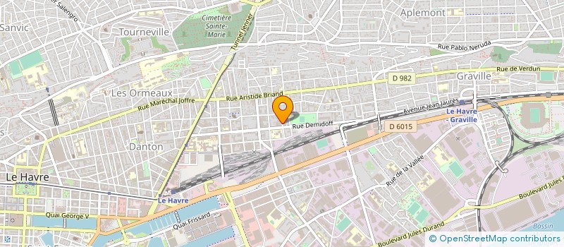 localisation de l'entreprise MADAME AURELIE CARMON à LE HAVRE