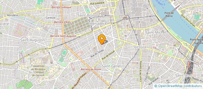 localisation de l'entreprise MADAME AURELIE CARMOUZE  BORDEAUX