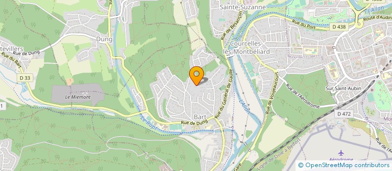 localisation de l'entreprise MADAME AURELIE CARRARA  BART