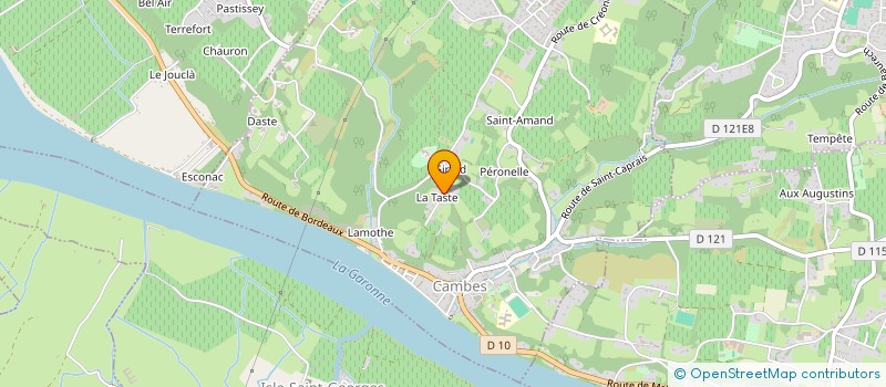 localisation de l'entreprise MADAME AURELIE CARREAU  CAMBES