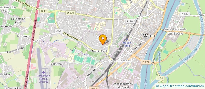 localisation de l'entreprise MADAME AURELIE CARRETTE  MACON