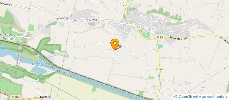 localisation de l'entreprise MADAME AURELIE CARUANA  ALLEX