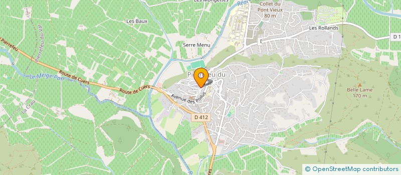 localisation de l'entreprise MADAME AURELIE CARVALHO  PIERREFEU-DU-VAR