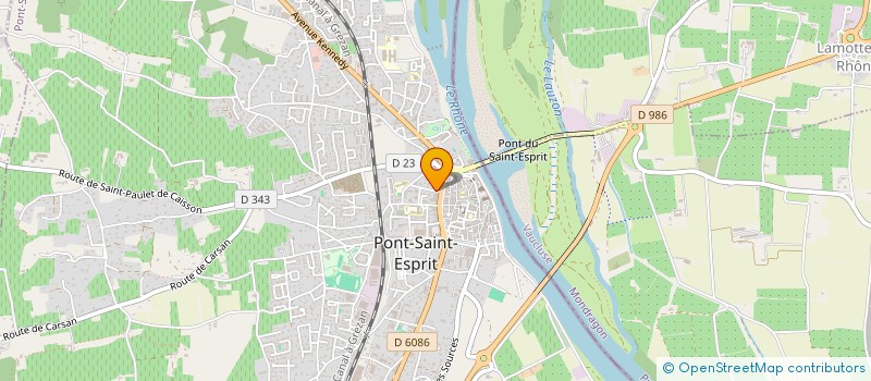 localisation de l'entreprise MADAME AURELIE CASAUBON  BAGNOLS-SUR-CEZE