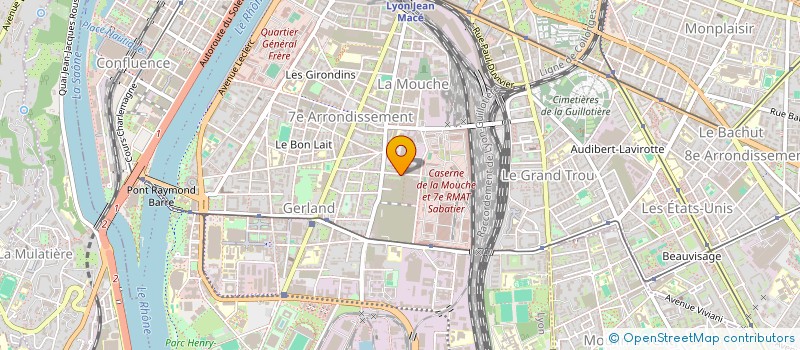 localisation de l'entreprise MADAME AURELIE CASSAGNAU à LYON