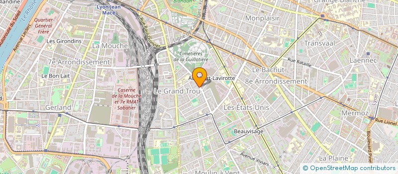 localisation de l'entreprise MADAME AURELIE CASTEL  LYON