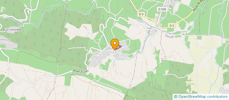 localisation de l'entreprise MADAME AURELIE CASTERAN à LE PIN