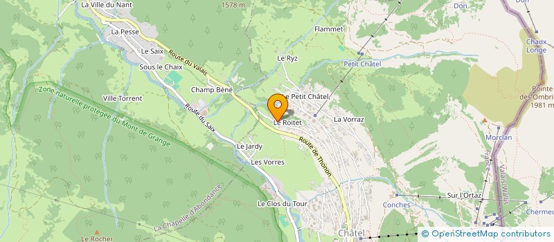 localisation de l'entreprise MADAME AURELIE CATANIA  CHATEL