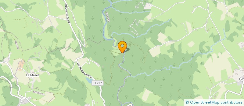 localisation de l'entreprise MADAME AURELIE CAU  TERROU