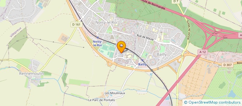 localisation de l'entreprise MADAME AURELIE CAUSSE  NOISY-LE-ROI