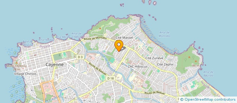 localisation de l'entreprise MADAME AURELIE CAVALIER  CAYENNE