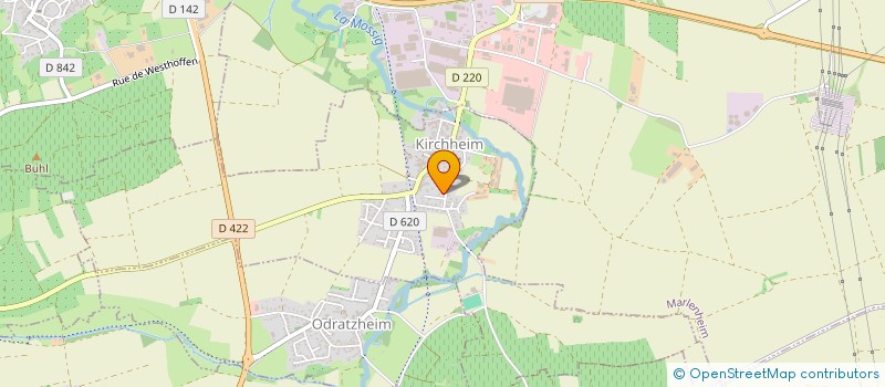 localisation de l'entreprise MADAME AURELIE CAYET  ODRATZHEIM