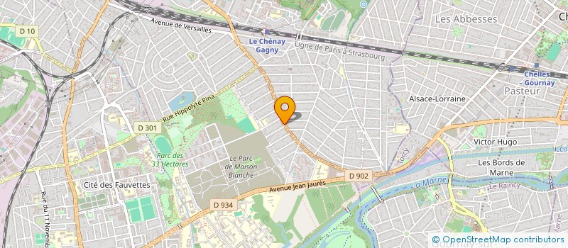 localisation de l'entreprise MADAME AURELIE CAZAL  NEUILLY-SUR-MARNE