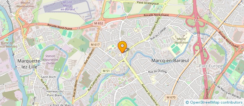 localisation de l'entreprise MADAME AURELIE CECILE MULLIEZ à MARCQ-EN-BARŒUL