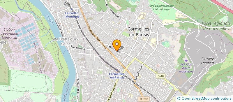 localisation de l'entreprise MADAME AURELIE CELLIER à CORMEILLES-EN-PARISIS
