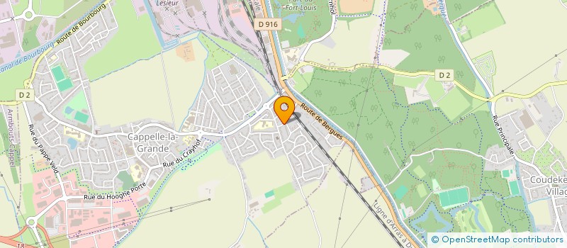 localisation de l'entreprise MADAME AURELIE CERISIER  CAPPELLE-LA-GRANDE