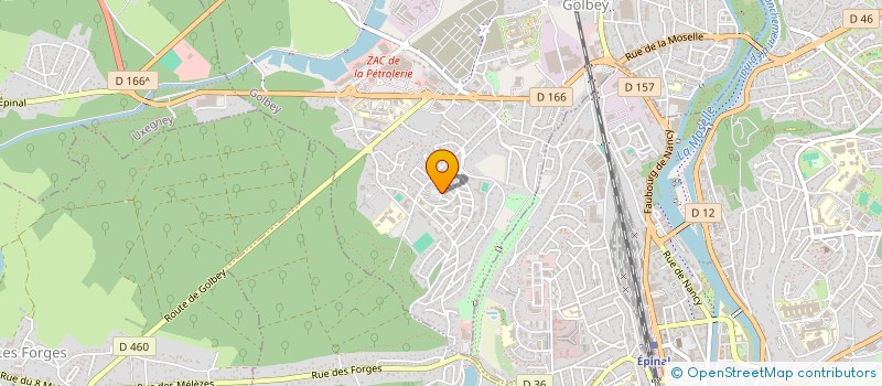 localisation de l'entreprise MADAME AURELIE CHABANEL  GOLBEY