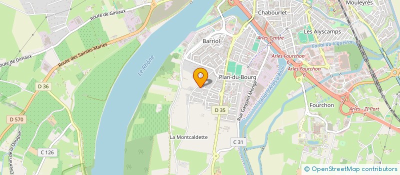 localisation de l'entreprise MADAME AURELIE CHABENAT  ARLES